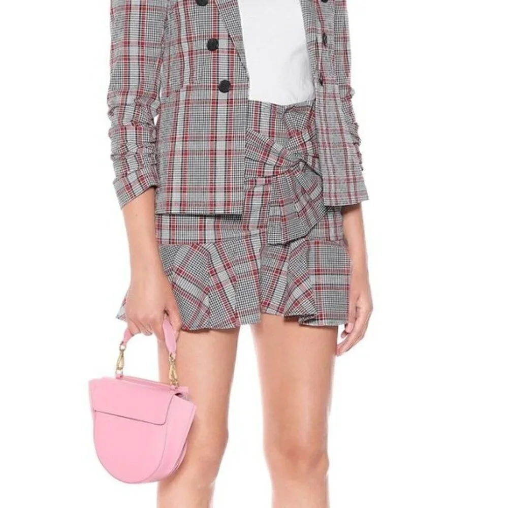 NWT Veronica Beard Picnic Plaid Print Skirt size 0